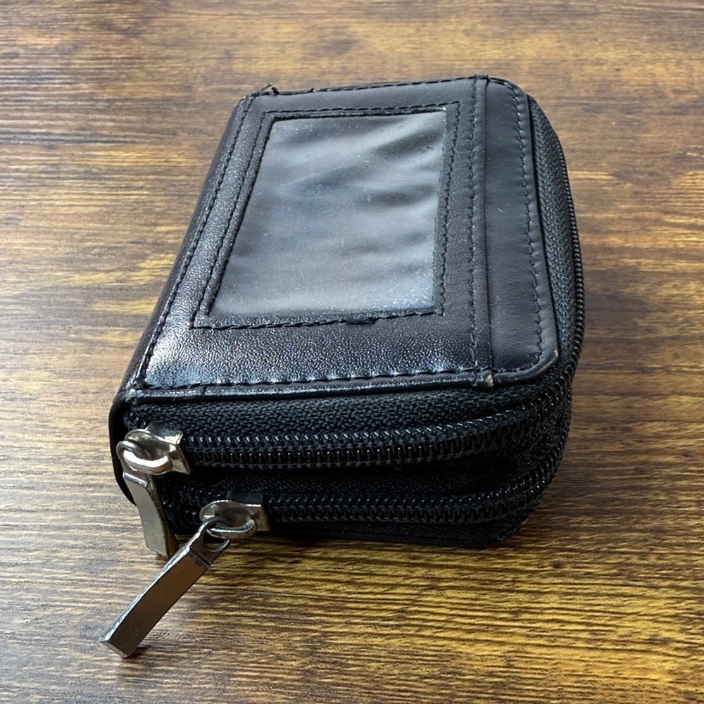 Black Wallet & Accessory Pouch - Picture 5 of 9